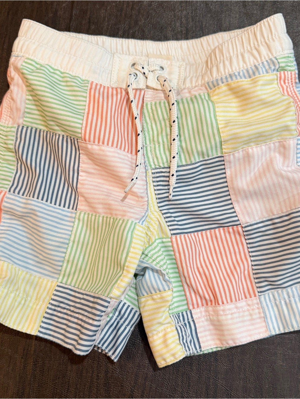 Baby Gap Patchwork Pastel Swimtrunks Sz 3